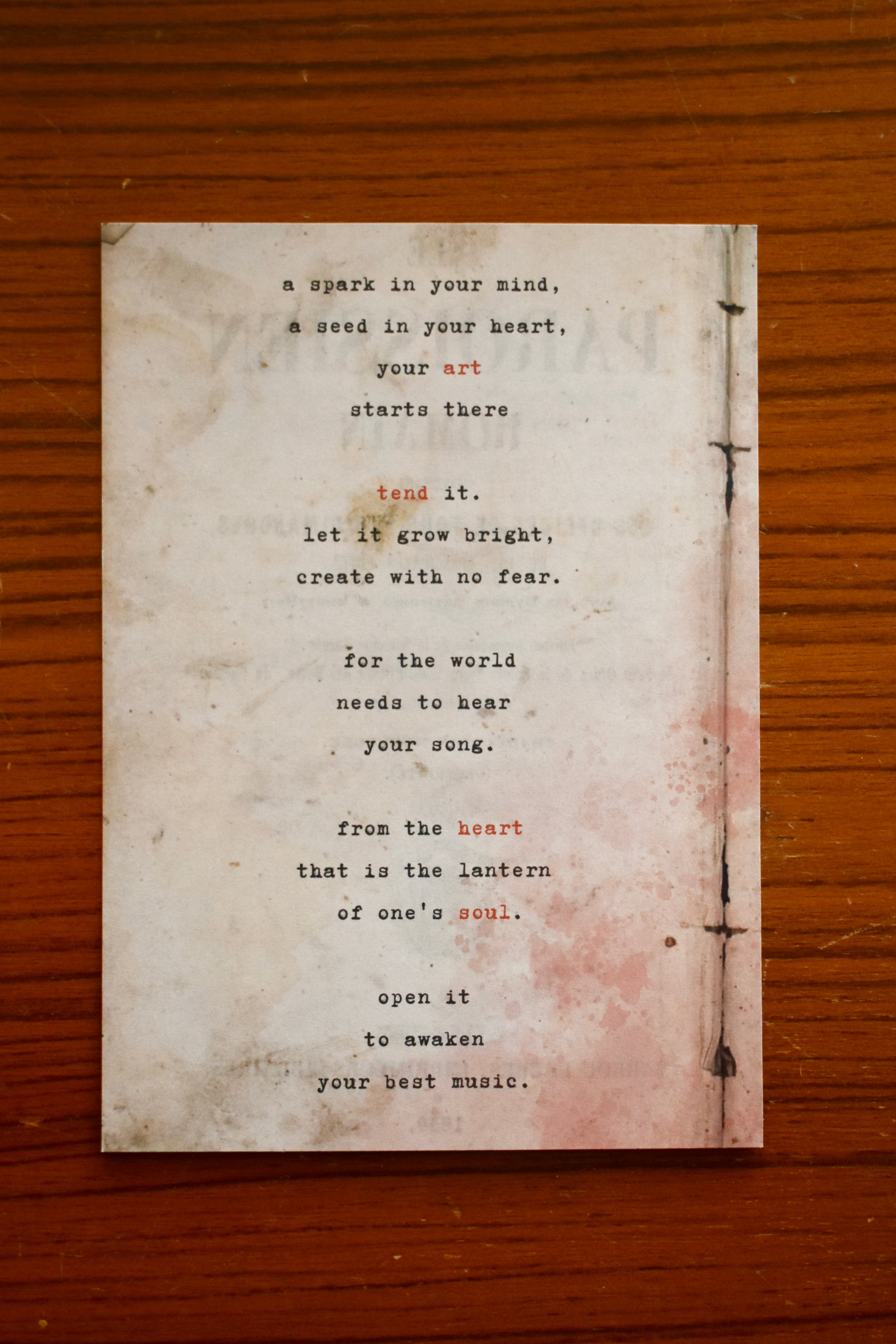 tend your song