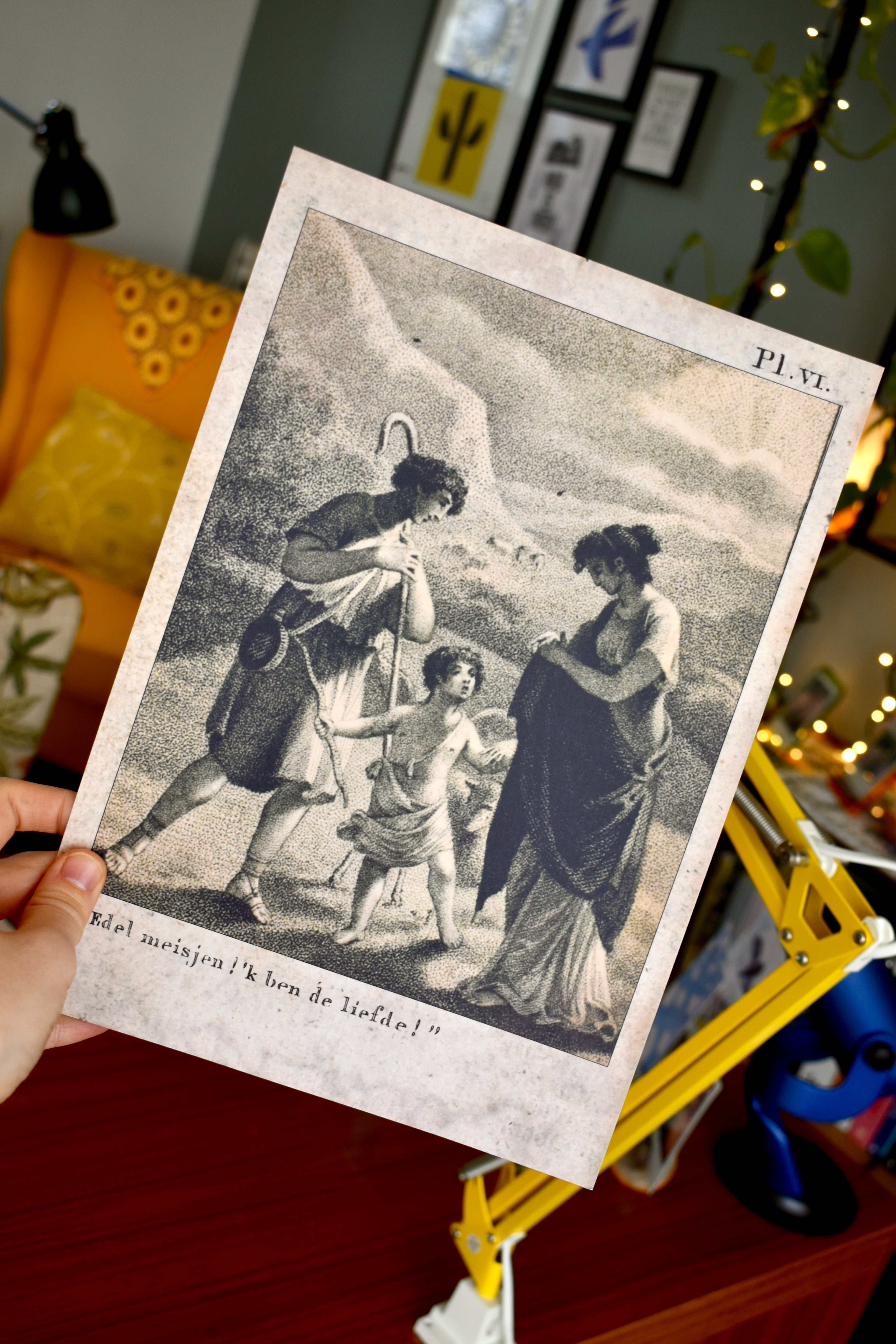 i am love: antique print