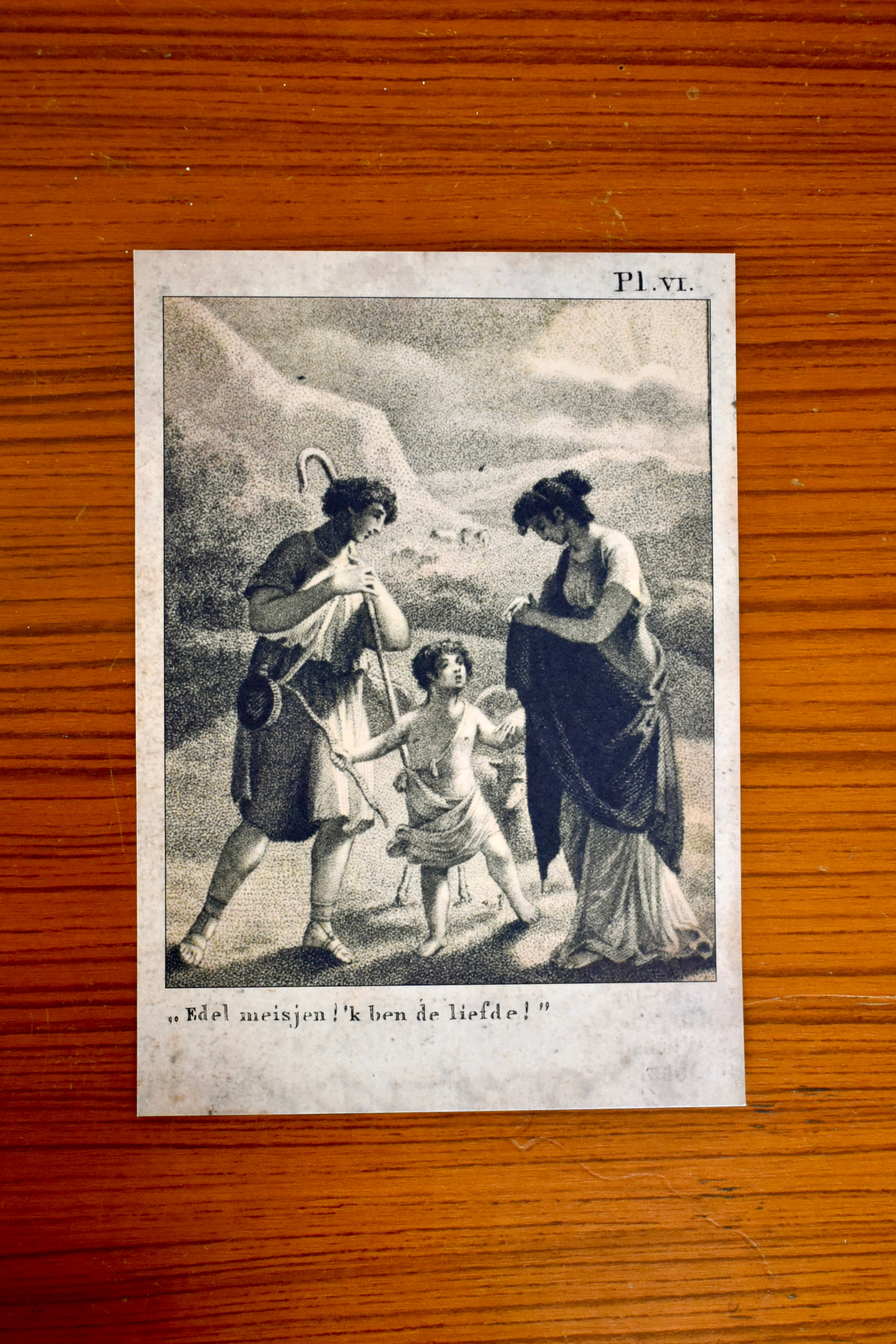 i am love: antique print
