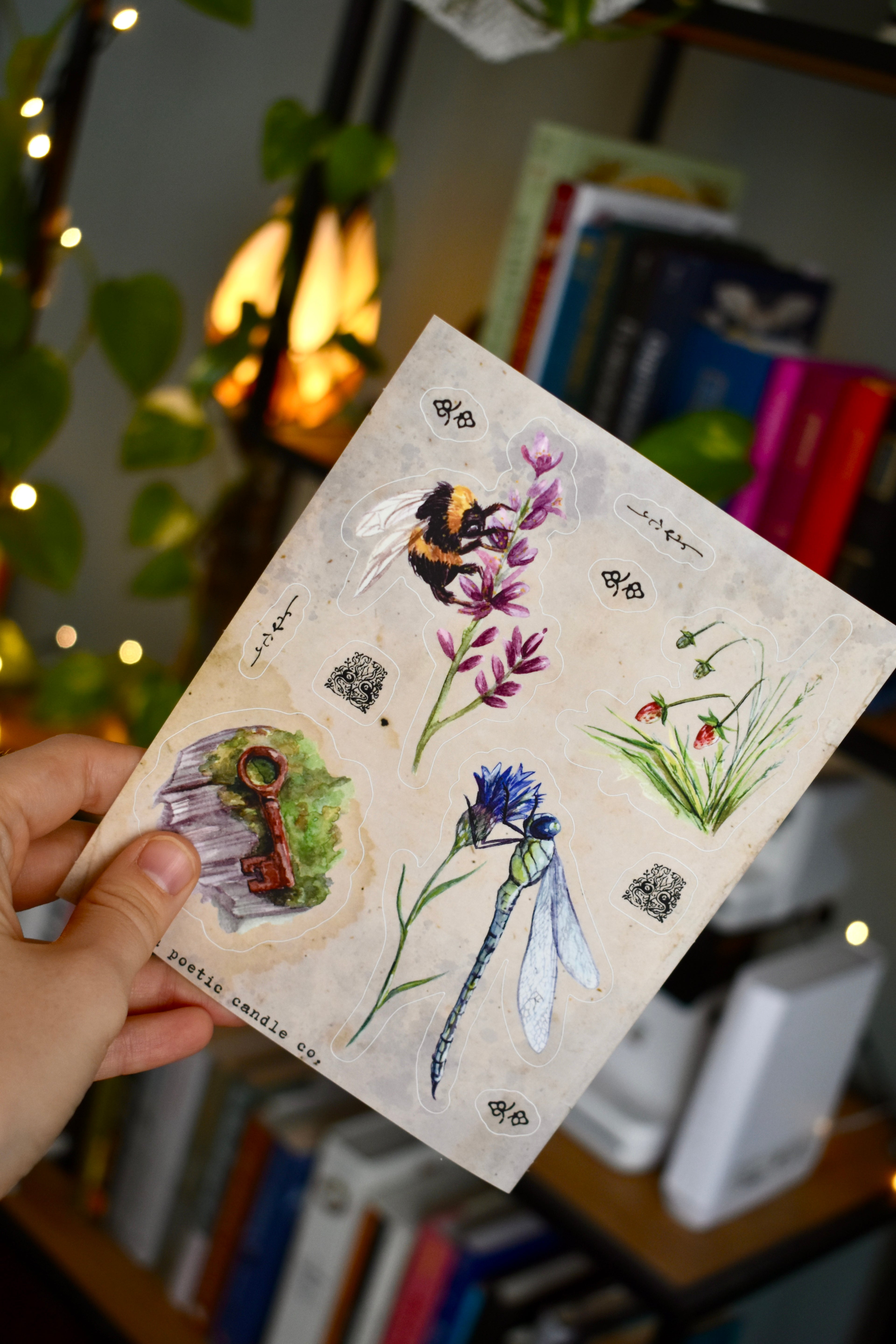 meadow melody: vinyl sticker sheet