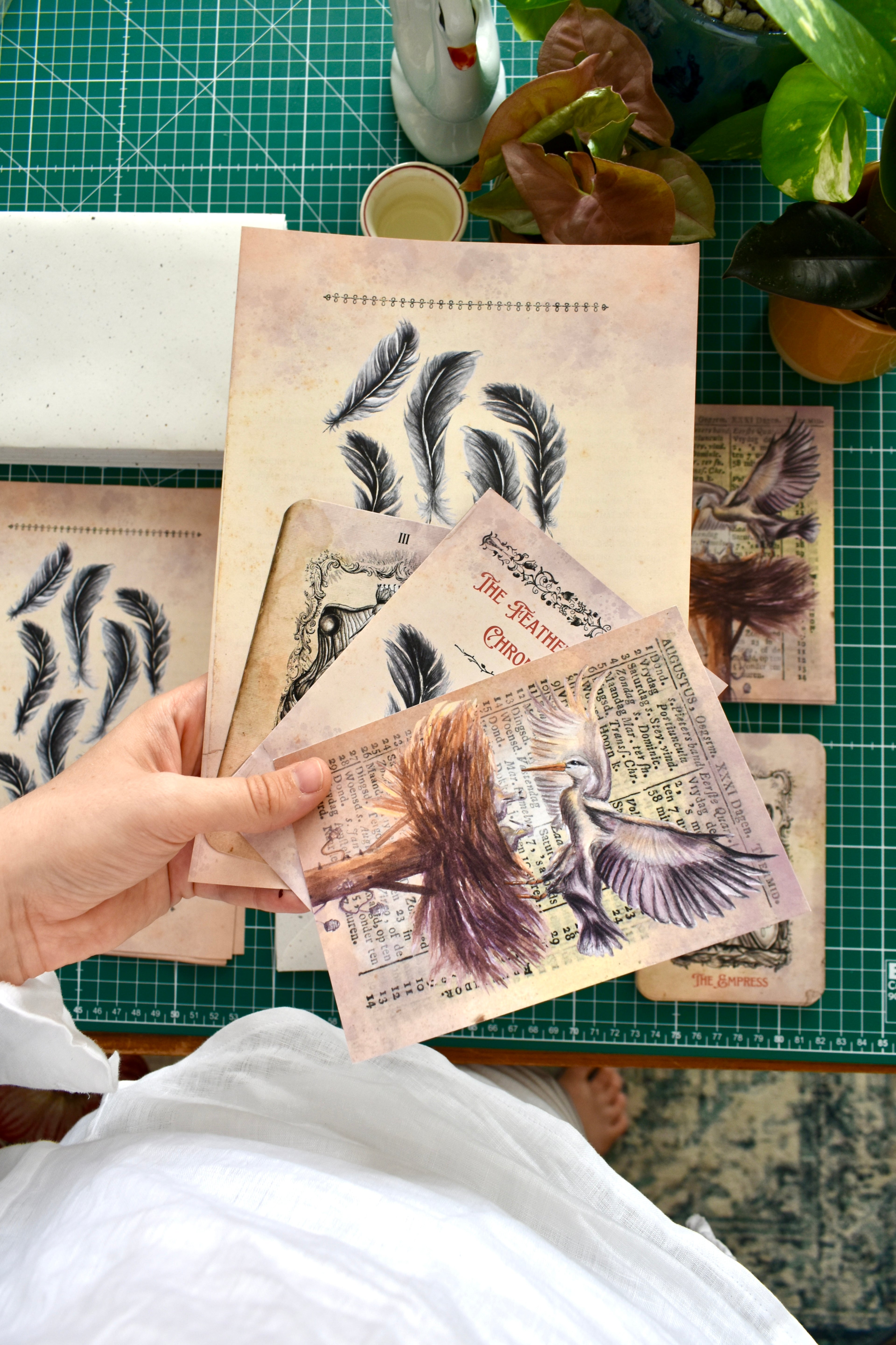 August Feather Club: The Nurturing Stork