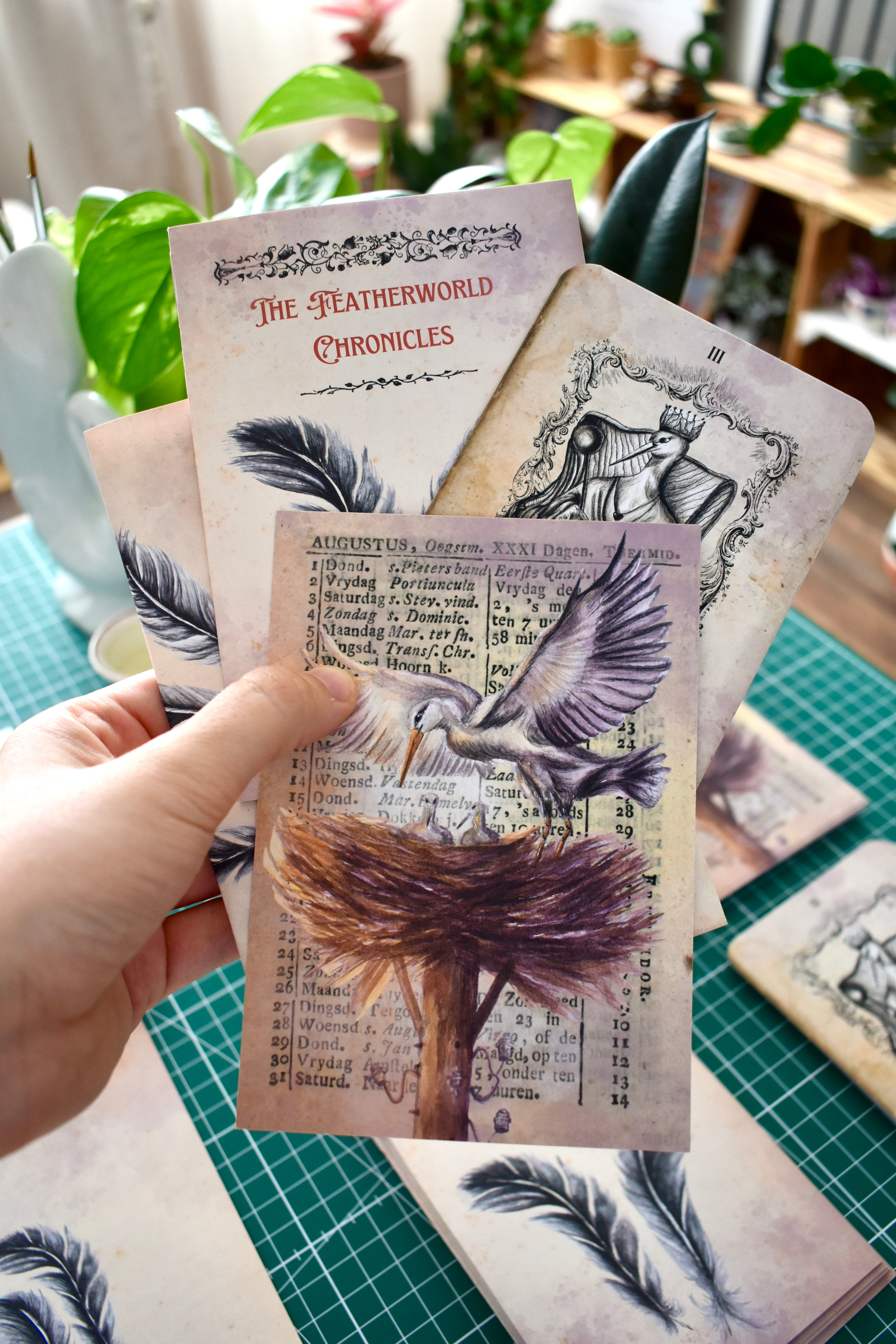August Feather Club: The Nurturing Stork