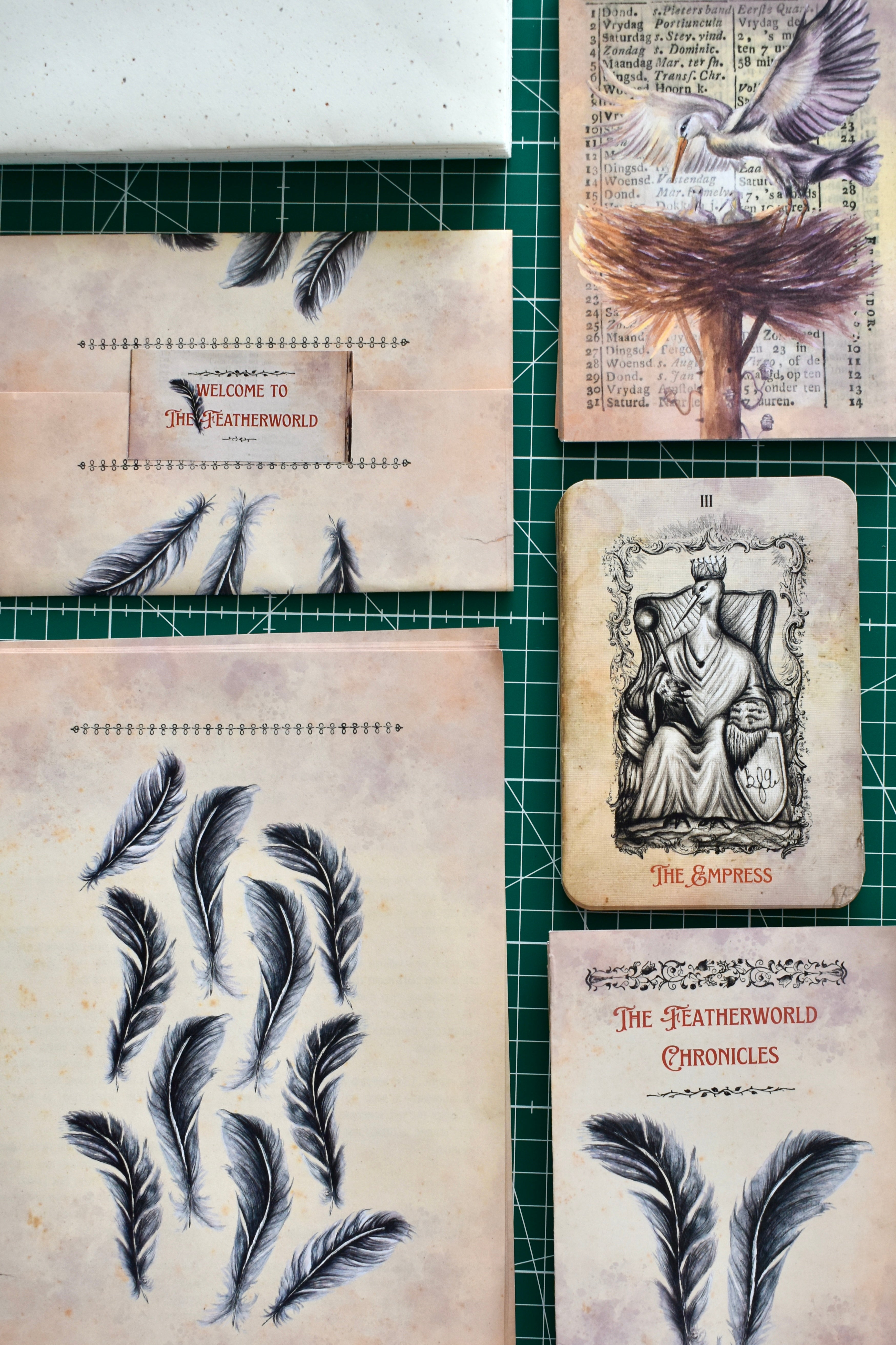 August Feather Club: The Nurturing Stork