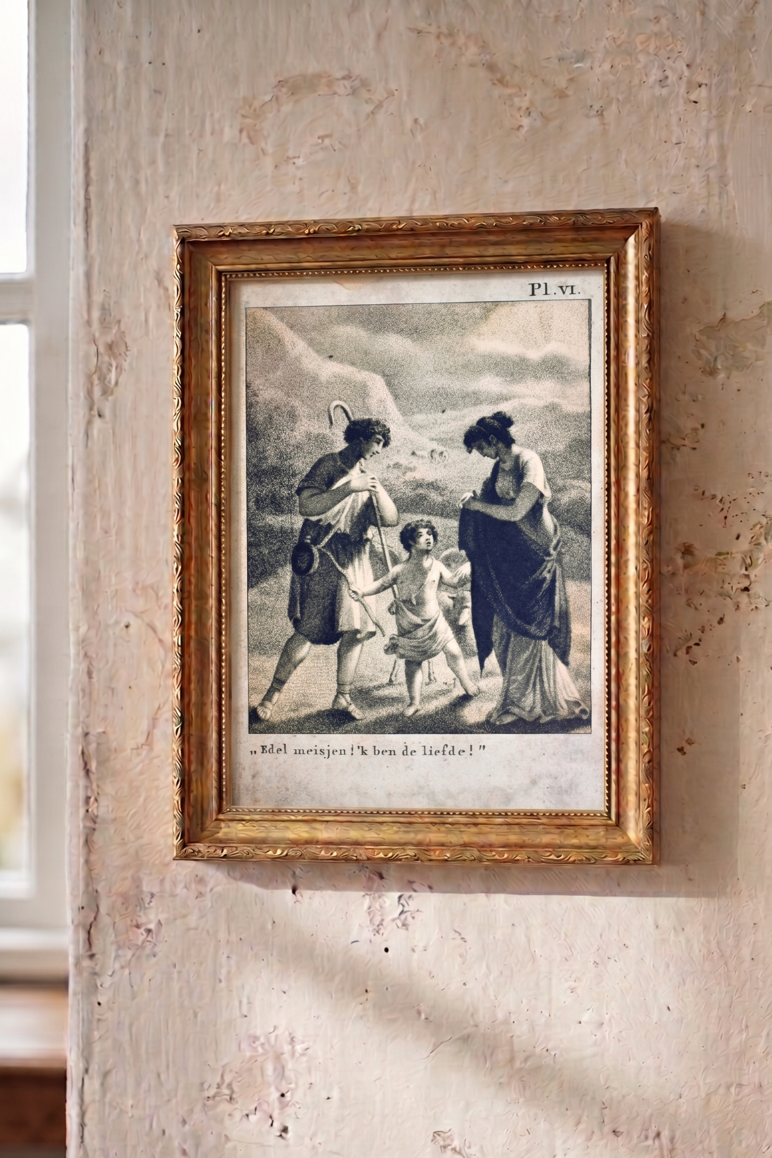 i am love: antique print