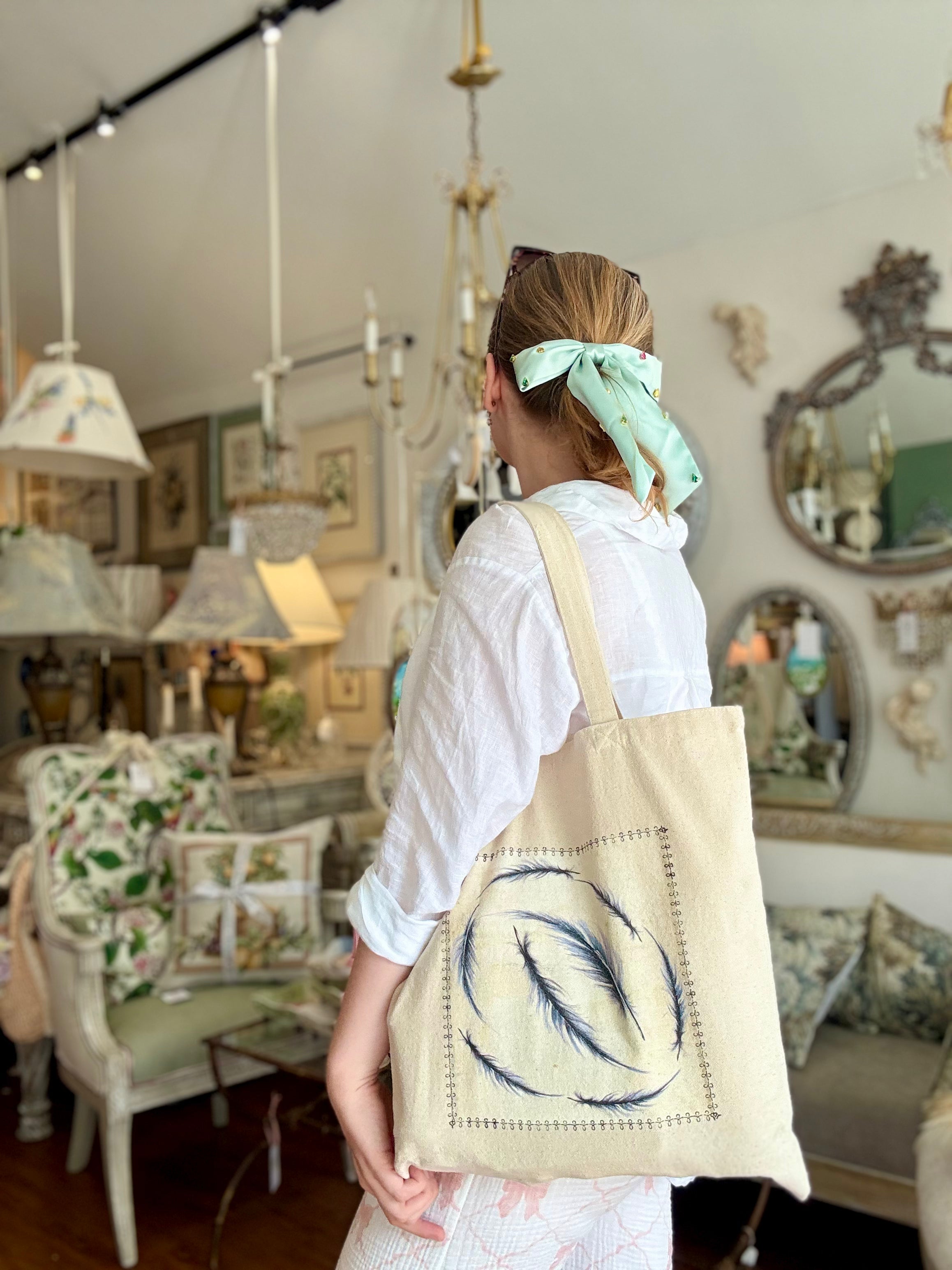 The Great Heron Premium Tote Bag