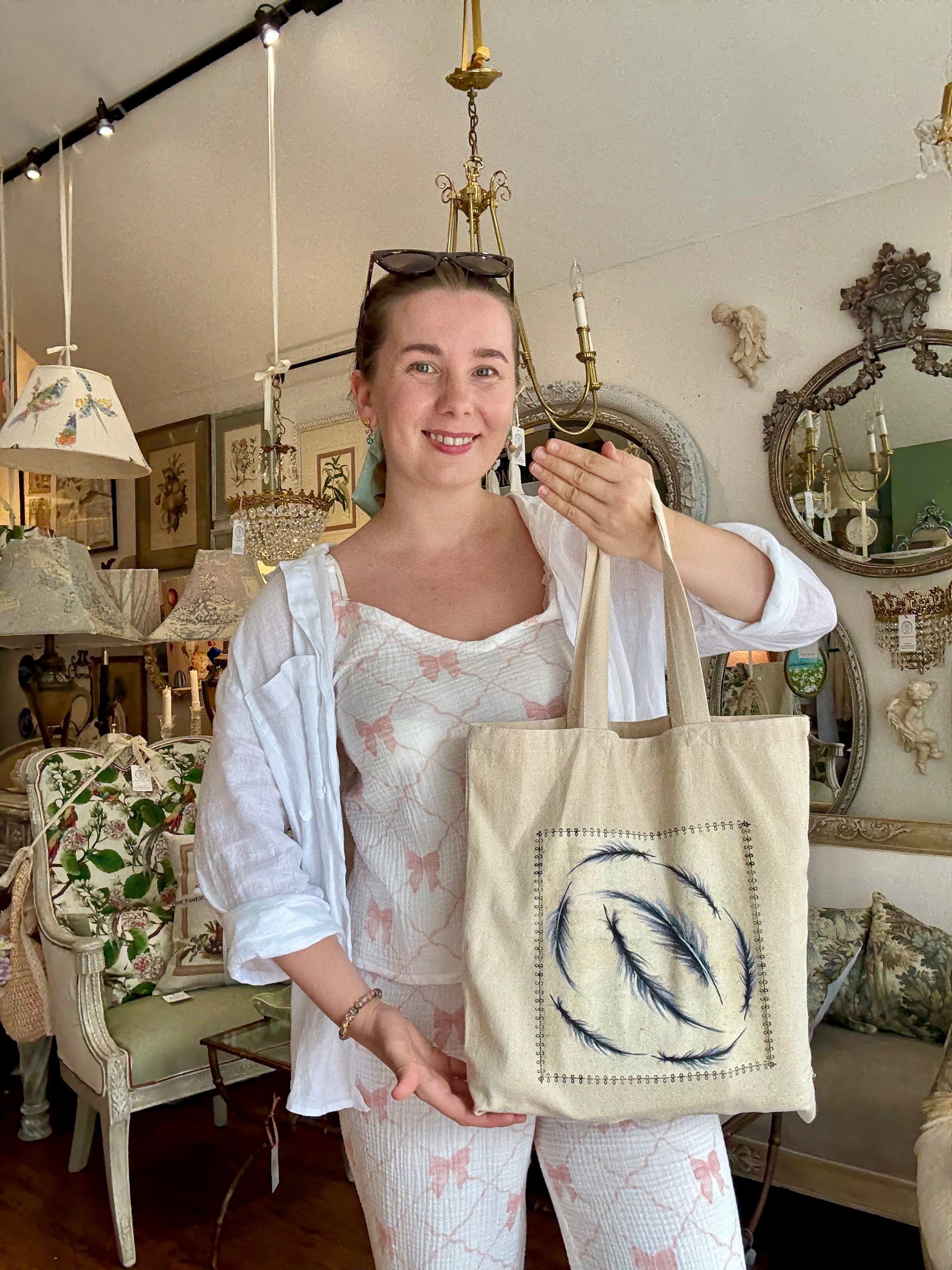 The Great Heron Premium Tote Bag